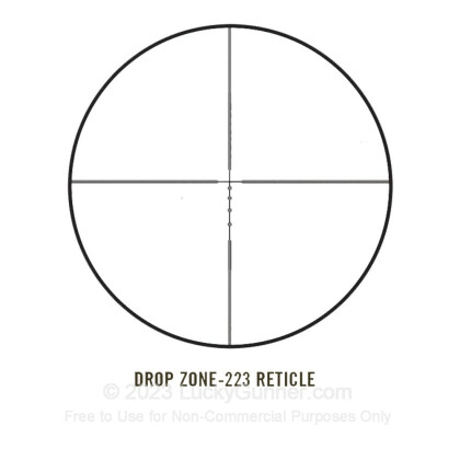 Large image of Rifle Scope For Sale - 3-9x - 40mm AR93940 - Drop Zone 223 BDC - Black Matte Bushnell AR Rifle Scopes in Stock