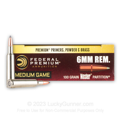 Image 2 of Federal 6mm Remington Ammo