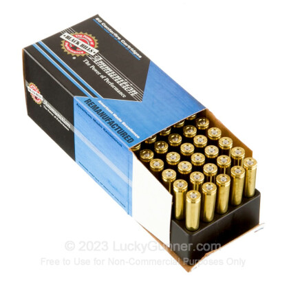 Large image of Cheap 223 Rem Ammo For Sale - 40 Grain V-Max Ammunition in Stock by Black Hills Remanufactured - 50 Rounds