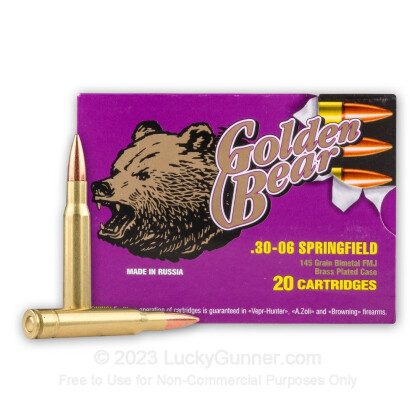 Image 1 of Golden Bear .30-06 Ammo