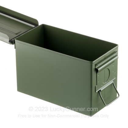 Large image of 50 Cal Green Brand New Mil-Spec M2A2 Ammo Cans by Blackhawk For Sale