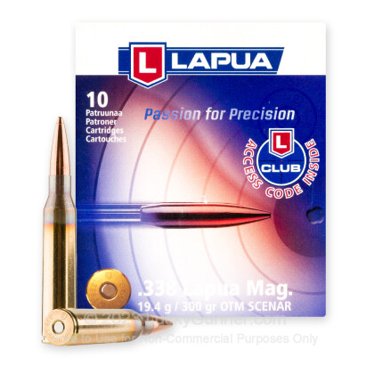 Image 2 of Lapua .338 Lapua Magnum Ammo
