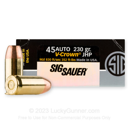 Image 1 of SIG SAUER .45 ACP (Auto) Ammo