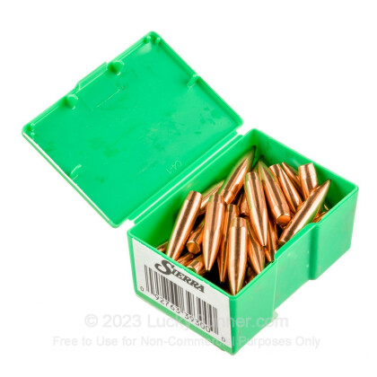 Large image of Premium 338 Caliber (.338") Bullets For Sale - 300 Grain HPBT Bullets in Stock by Sierra MatchKing - 50 Projectiles