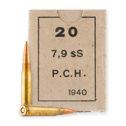 Image 1 of Military Surplus 8mm Mauser (8x57mm JS) Ammo