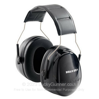 Large image of Peltor Black Bull's Eyes 7 Passive Earmuffs For Sale - 27 NRR - Peltor Hearing Protection in Stock
