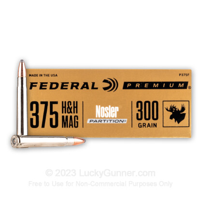 Image 2 of Federal .375 H&H Magnum Ammo