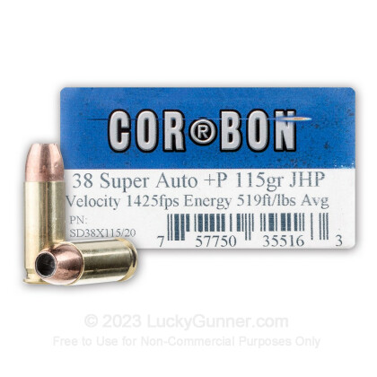 Image 1 of Corbon .38 Super Ammo