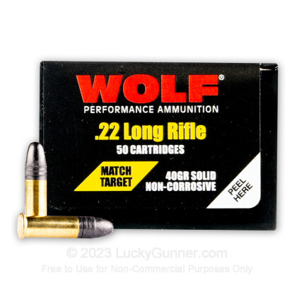 Image 2 of Wolf .22 Long Rifle (LR) Ammo
