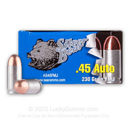 Image 1 of Silver Bear .45 ACP (Auto) Ammo