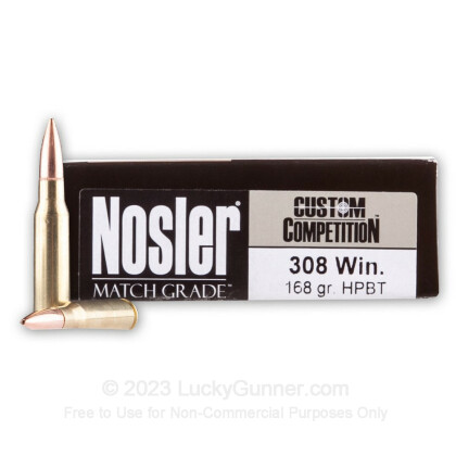 Image 1 of Nosler Ammunition .308 (7.62X51) Ammo
