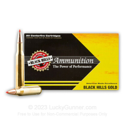 Large image of Premium .300 Win Mag Ammo For Sale - 180 Grain Nosler AccuBond Ammunition in Stock by Black Hills Gold - 20 Rounds