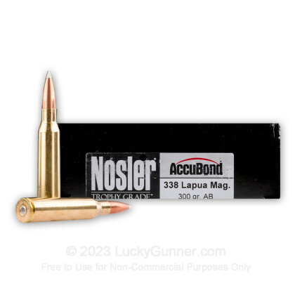 Image 1 of Nosler Ammunition .338 Lapua Magnum Ammo