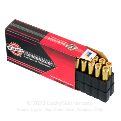 Large image of Premium 7.62x51 Ammo For Sale - 168 Grain Match HPBT Ammunition in Stock by Black Hills - 20 Rounds