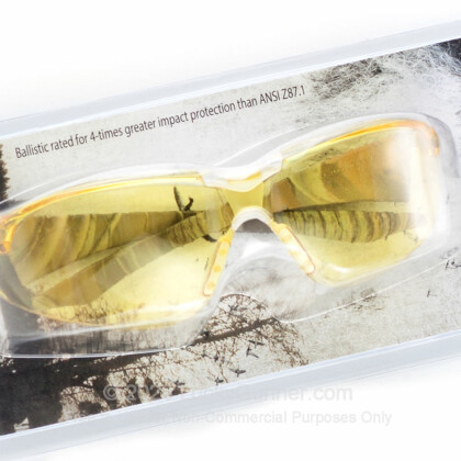 Large image of Duck Commander Amber Lens Camo Frame Shooting Glasses For Sale - 55631 - Ballistic Glasses in Stock