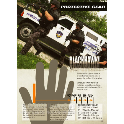 Large image of Non-Slip Blackhawk Gloves - Aviator Fight Ops with NOMEX by Blackhawk - Black