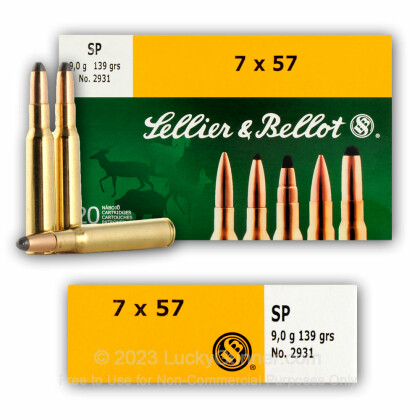 Image 8 of Sellier & Bellot 7x57 Mauser Ammo
