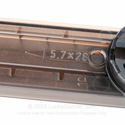 Large image of FN Herstal 50 Round P90/PS90 Carbine 5.7x28mm Polymer Magazine For Sale - 50 Round
