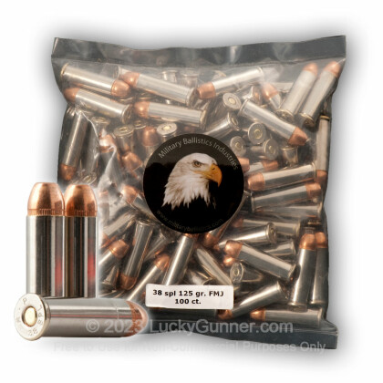Image 1 of Military Ballistics Industries .38 Special Ammo