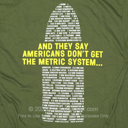 Large image of Lucky Gunner T-Shirt - Metric System 