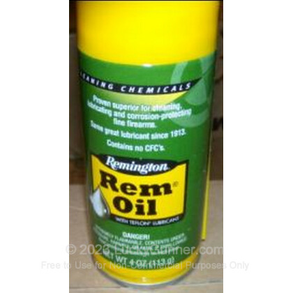 Large image of Remington Rem Oil for Sale - 4 oz aerosol can - Remington Gun Oil