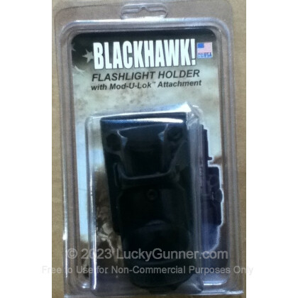 Large image of Flashlight Holder - Night Ops - Mod-U-Lok - Black - Blackhawk For Sale