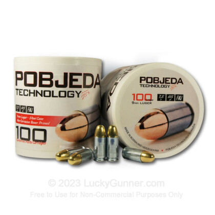 Image 2 of Pobjeda Technology 9mm Luger (9x19) Ammo