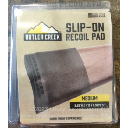 Large image of Butler Creek Slip-On Recoil Pad For Sale - Butler Creek Medium Slip-On Recoil Pad For Sale
