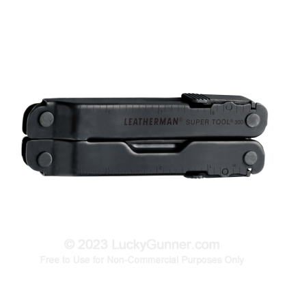 Large image of Leatherman Super Tool 300 Multi-Tool 19 Tool Perfect For Any Task For Sale - Black Oxide Super Tool 300 For Sale