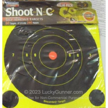 Large image of Shoot NC Targets For Sale - Shoot NC 34550 6" Targets - Birchwood Casey Targets For Sale
