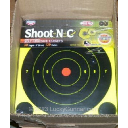 Large image of Shoot NC Targets For Sale - Shoot NC 34825 8" Targets - Birchwood Casey Targets For Sale