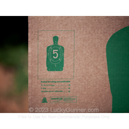 Large image of Champion Cardboard Silhouette LE Targets For Sale - Green B27 Targets In Stock