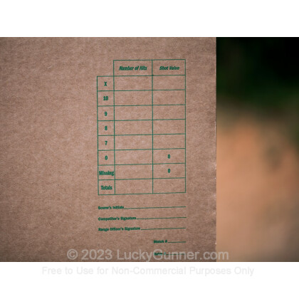 Large image of Champion Cardboard Silhouette LE Targets For Sale - Green B27 Targets In Stock
