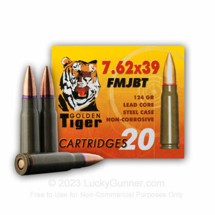 Image 1 of Golden Tiger 7.62X39 Ammo