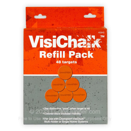 Large image of Target Refills - Champion VisiChalk Orange Target Refill Pack In Stock
