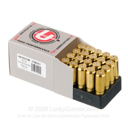 邦楽 ammo CD Underwood 458 SOCOM Ammo For Sale - 302 Grain Xtreme Penetrator