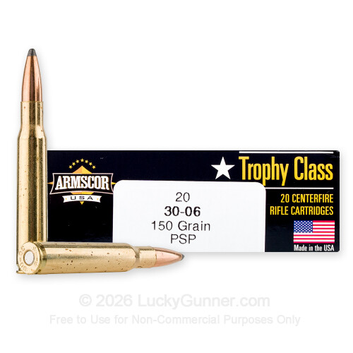 30-06 - 150 Grain PSP - Armscor USA - 20 Rounds