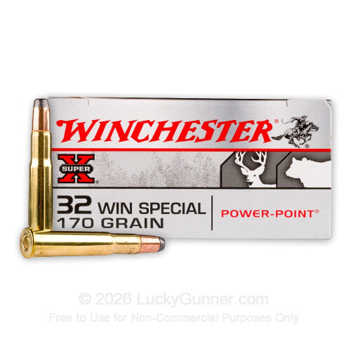 Premium 32 Winchester Special Ammo For Sale - 170 Grain Power Point ...