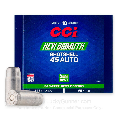 CCI Pest Control Shotshell 45 ACP Ammo For Sale - 115 Grain #8
