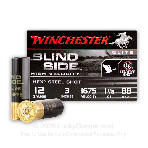 Premium 12 Gauge Waterfowl Ammo - Winchester Blindside 3
