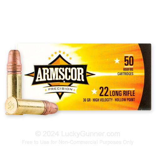 Bulk 22 LR Ammo For Sale 36 Grain CPHP Ammunition in Stock by Armscor