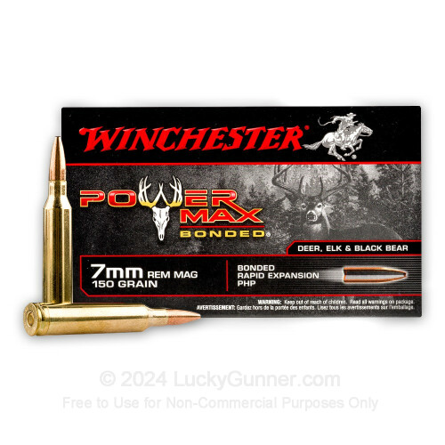 Cheap 7mm Rem Mag Ammo For Sale 150 Grain PHP Ammunition in Stock by