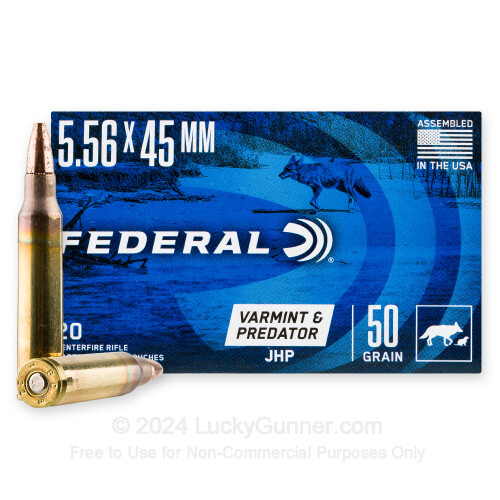 Cheap 5.56x45 Ammo For Sale 50 Grain JHP Ammunition in Stock by