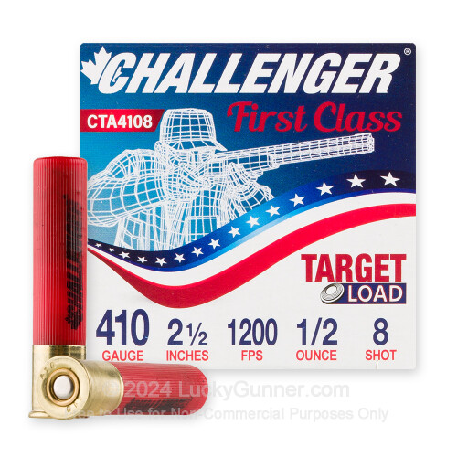 Challenger Game&Sporting 410 Gauge 1/2oz. 2-1/2 inch #7-1/2 Shot