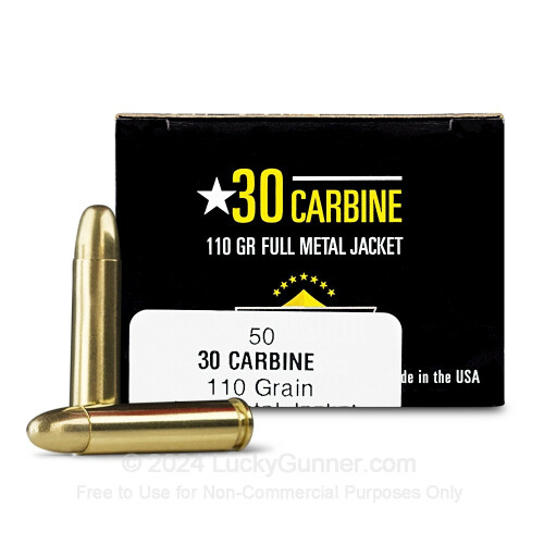Cheap 30 Carbine Ammo For Sale 110 Grain Fmj Ammunition In Stock By Armscor Usa 50 Rounds 7129