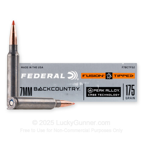 【送料0円】 Federal Fusion 175 - Sale For Ammo Backcountry 7mm Tipped シーツ・カバー