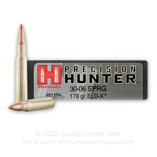 30-06 - 178 Grain ELD-X - Hornady Precision Hunter - 20 Rounds