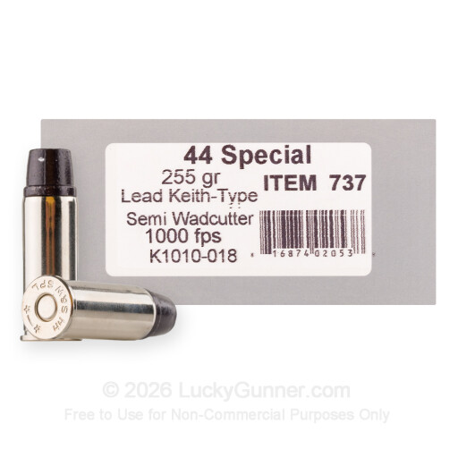 44 Special - 255 Grain Hard Cast SWC - Underwood - 20 Rounds