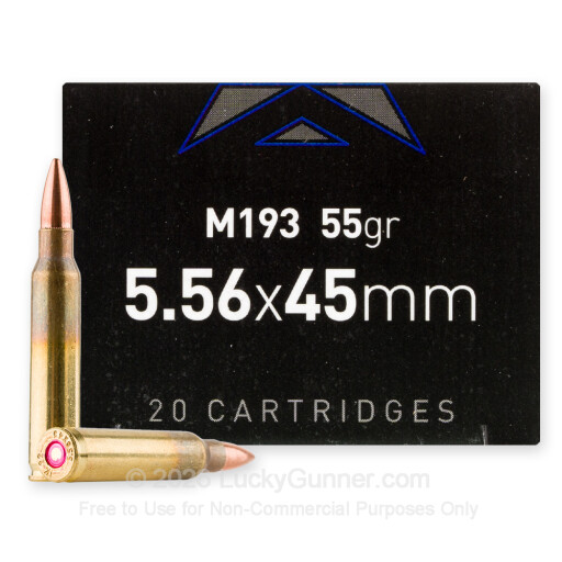 5.56x45 - 55 Grain FMJ M193 - Igman - 20 Rounds