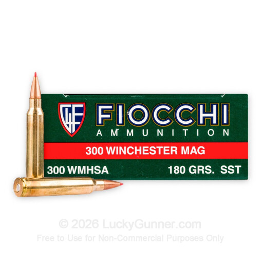 300 Winchester Magnum - 180 gr SST - Fiocchi - 20 Rounds